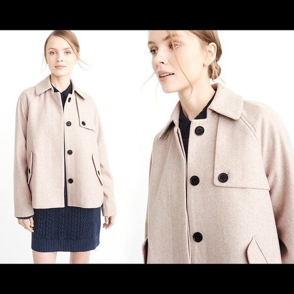 Abercrombie&Fitch Wool Blend Swing Coat - Picture 4 of 10